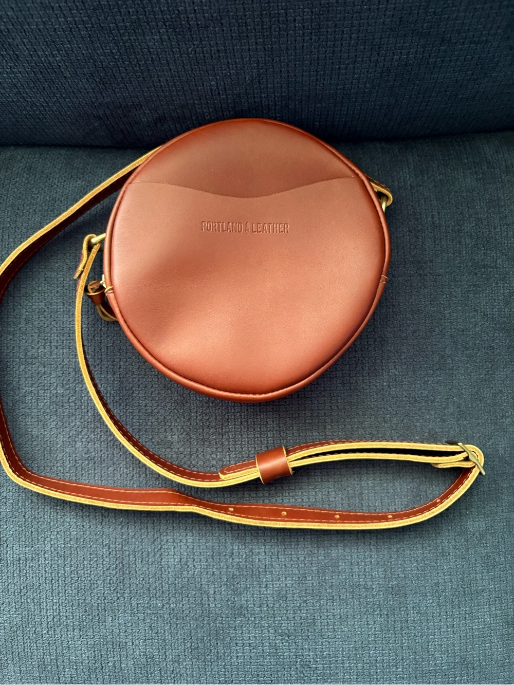 Portland Leather Goods Honey Circle Crossbody Bag
